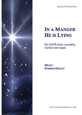 In a Manger He is Lying SATB choral sheet music cover